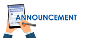 Announcement