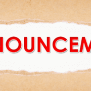 ANNOUNCEMENT