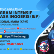 Permohonan Kemasukan ke Program Intensif Bahasa Inggeris Sesi 1/2023 Pengambilan Mei ke Kolej Profesional MARA (KPM)