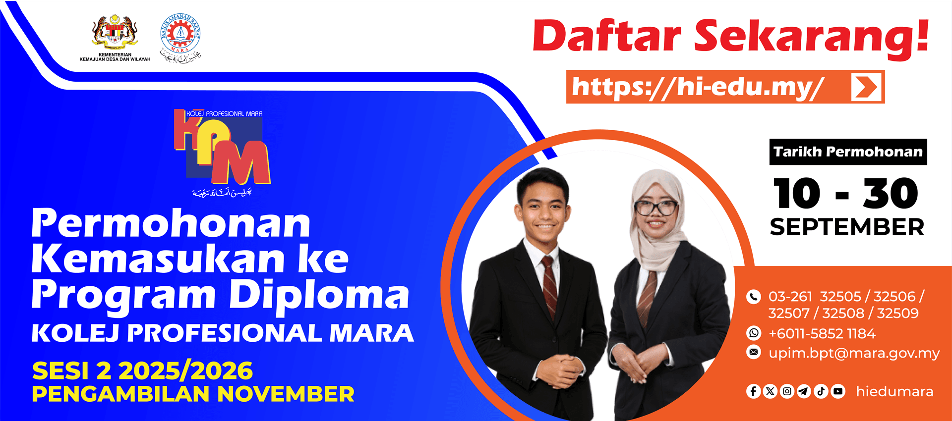 Permohonan Kemasukan Ke KPM