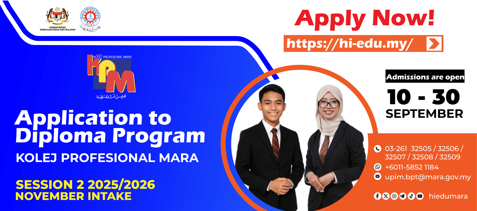 Permohonan Kemasukan Ke KPM