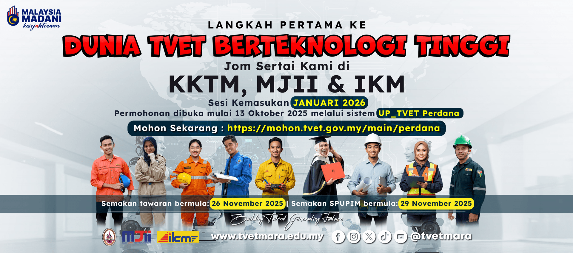 KEMASUKAN TVET JAN 2026