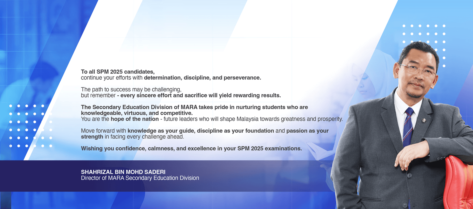 Ucapan SPM PBPM EN Ucapan SPM PBPM